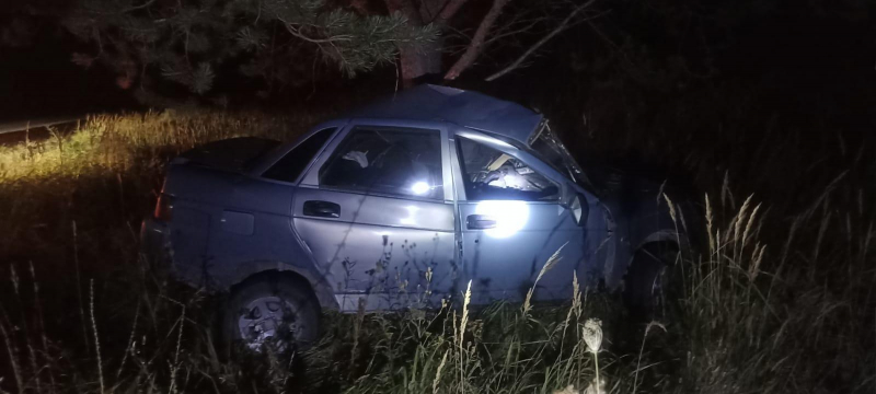 В Старожиловском районе ВАЗ слетел с дороги и врезался в дерево, водитель погиб