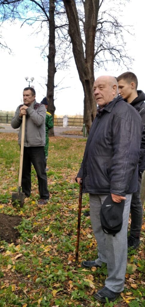 На набережной у Рязанского кремля высадили дубы