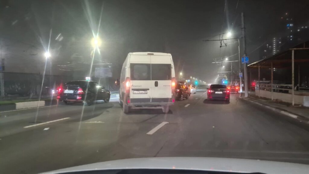 «Собрался паровозик»: на Московском шоссе Рязани произошло ДТП
