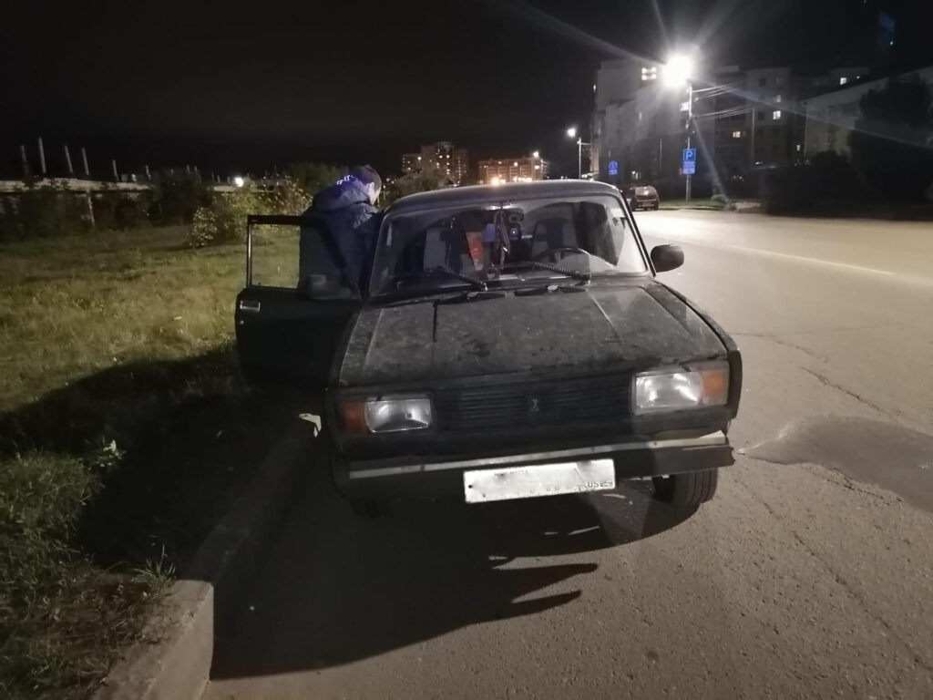 На улице Кальная в Рязани остановили нетрезвого водителя