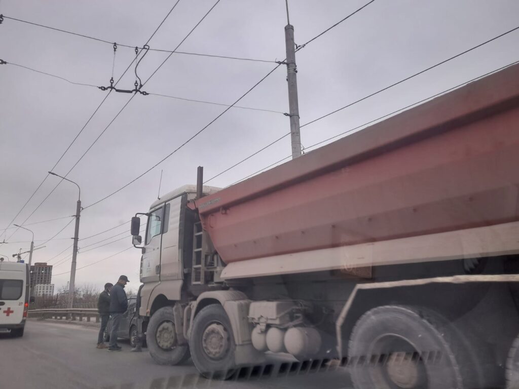 В Московском районе Рязани из-за ДТП образовалась пробка