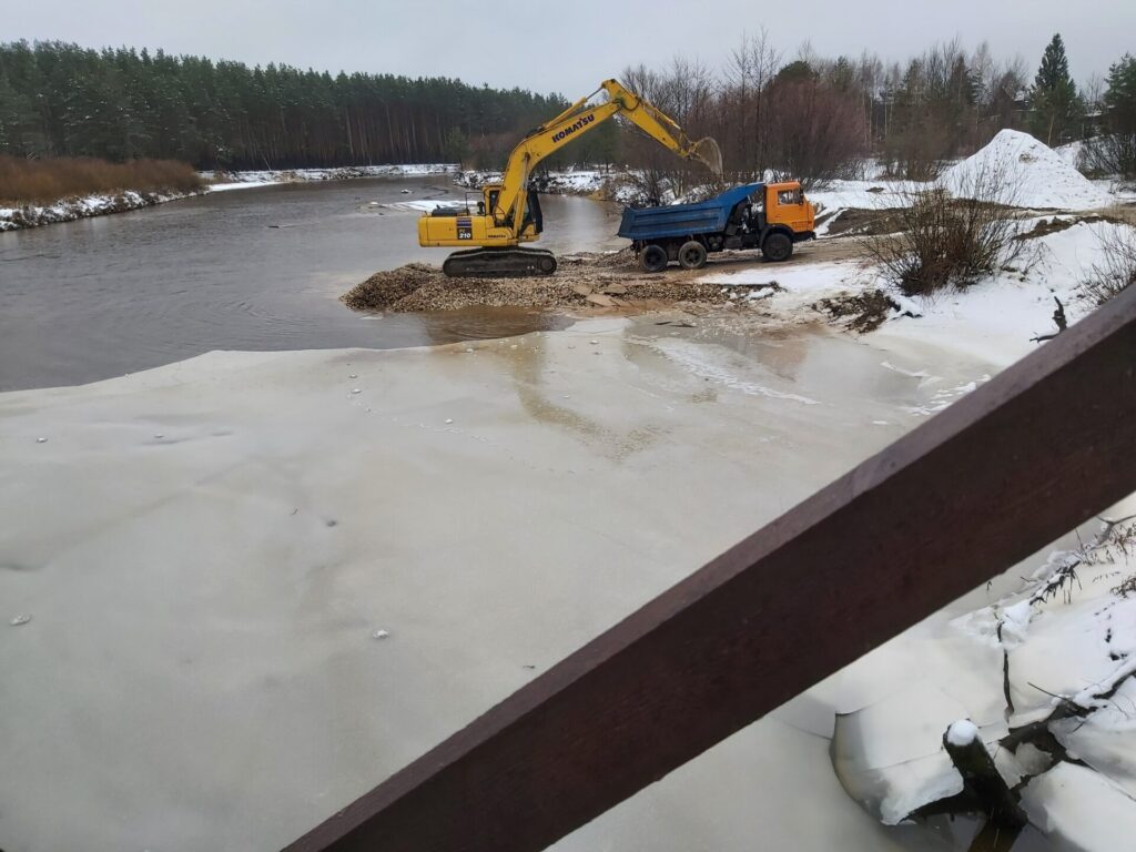 После вмешательства ОНФ в Рязанской области восстановили деревянный мост через Пру возле Деулино