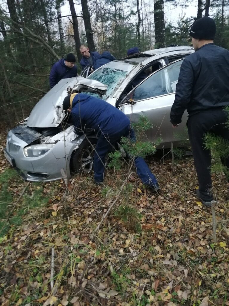 В Касимовском районе перевернулся автомобиль, пострадала женщина