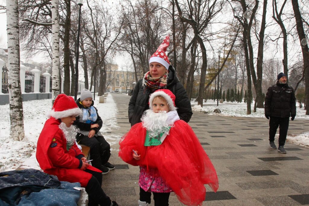 В Рязани прошёл забег Дедов Морозов