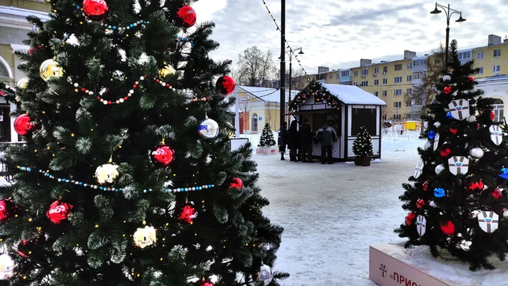 В Рязани в Торговом городке открылась новогодняя ярмарка