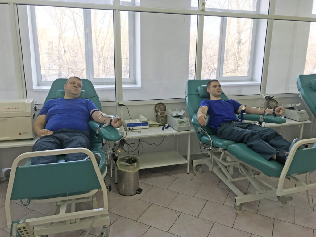 Сотрудники Главного управления МЧС по Рязанской области стали донорами крови
