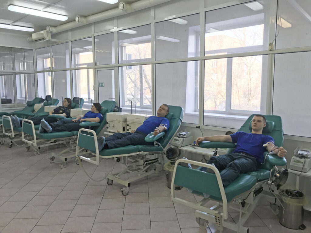 Сотрудники Главного управления МЧС по Рязанской области стали донорами крови