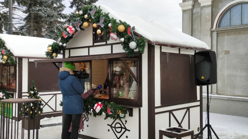 В Рязани в Торговом городке открылась новогодняя ярмарка