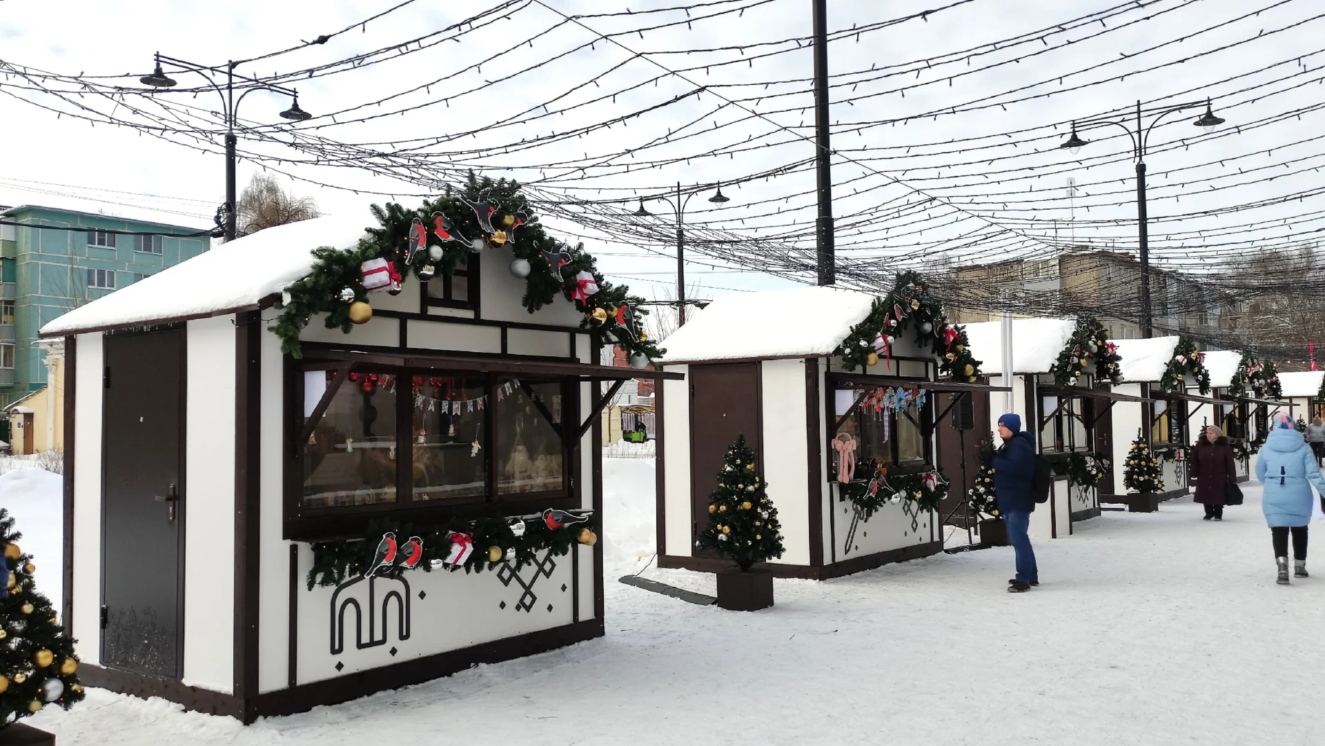 В Рязани в Торговом городке открылась новогодняя ярмарка