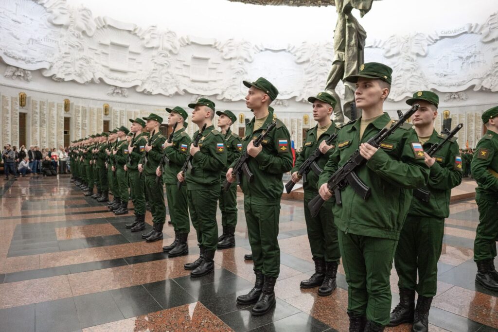 В Музее Победы приняли присягу новобранцы Преображенского полка из Рязанской области