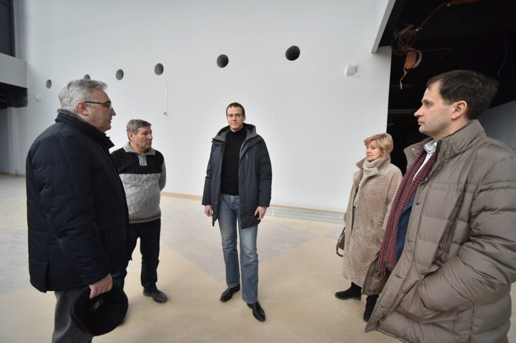 Губернатор Малков посетил с заместителем министра финансов Кадочниковым ключевые объекты Рязани, которые начнут работать в 2023 году