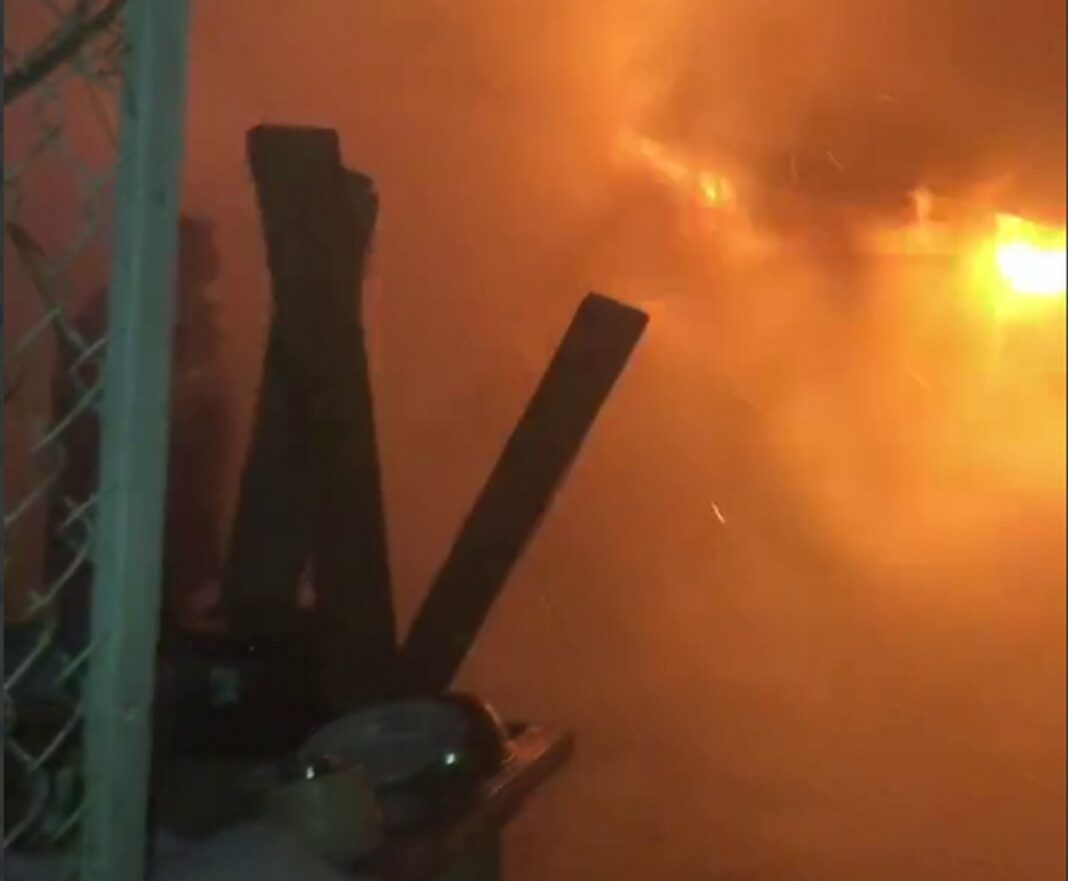 пожар в Солотче