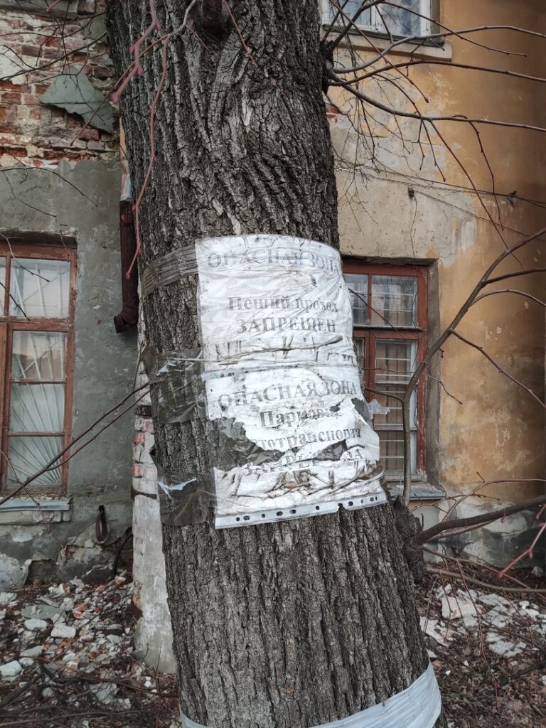 Рязанцы поделились фото плачевного состояния архитектурного ансамбля в центре города