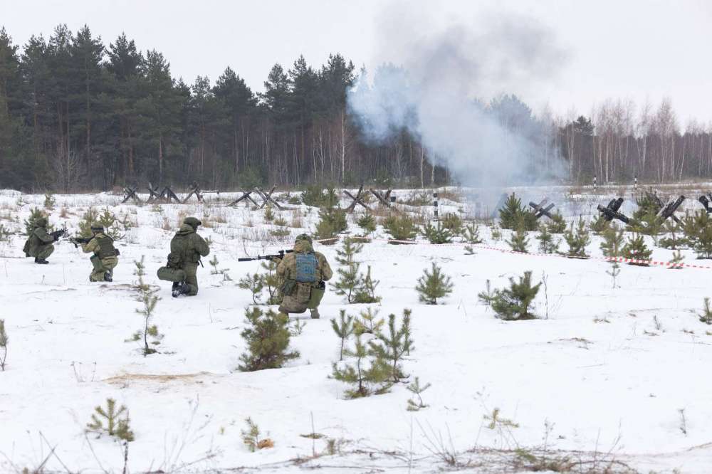 Опубликованы кадры подготовки мобилизованных на полигоне в Рязанской области