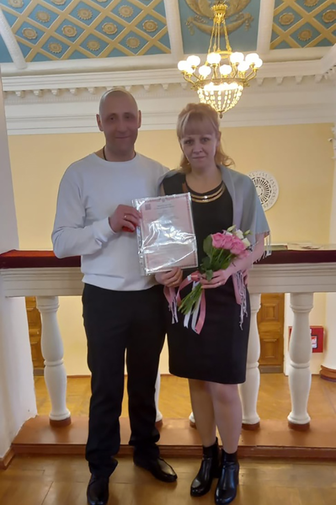 Осуждённые заключили брак в исправительном центре в Рязанской области