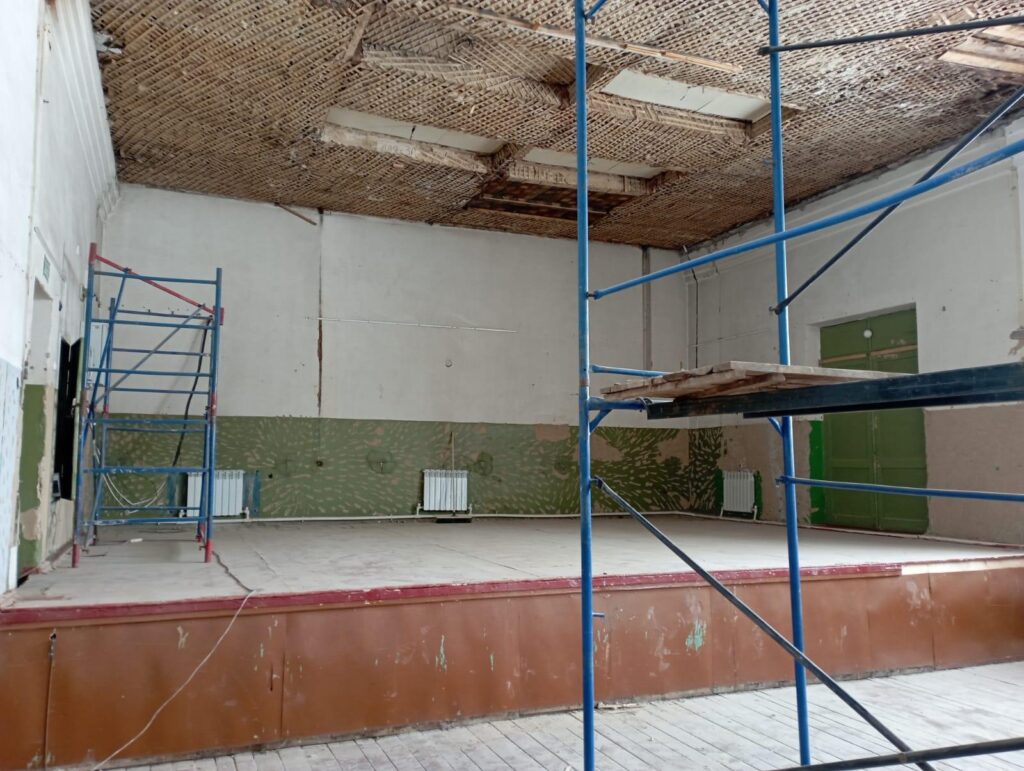 В Скопинском районе ремонтируют Павелецкий дом культуры