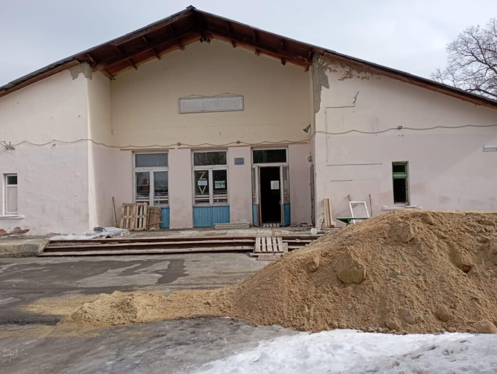 В Скопинском районе ремонтируют Павелецкий дом культуры