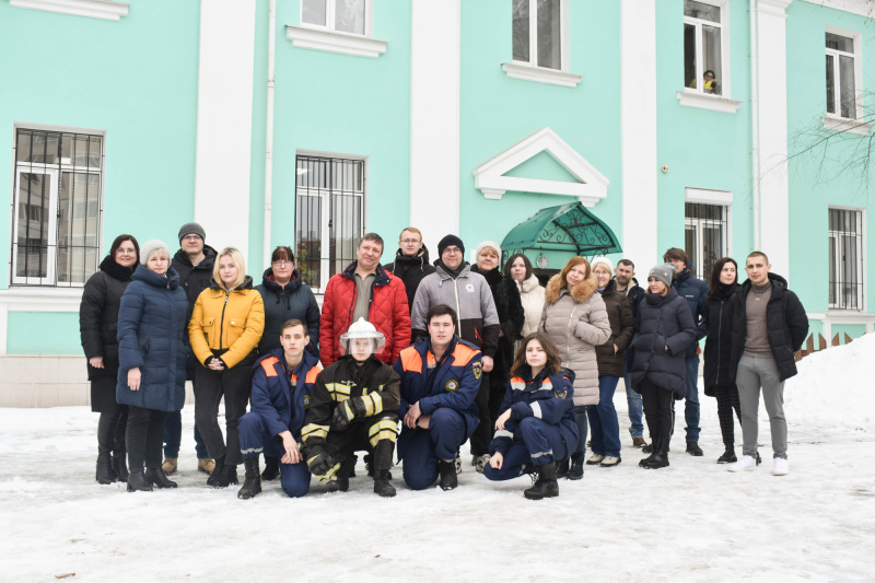 В Рязани прошло совместное занятие лесоустроителей и студентов-спасателей