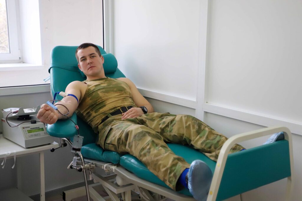 Больше 30 росгвардейцев в Рязани стали донорами крови