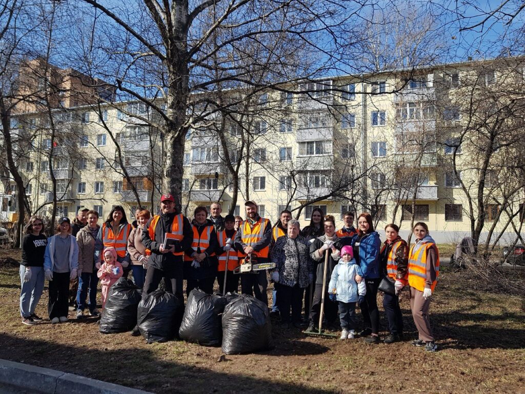 Сотрудники рязанского Водоканала вышли на субботник