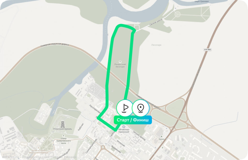 В Рязани изменят схему движения транспорта на время «Зелёного марафона» 20 мая