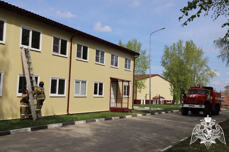 В учебном центре Управления Росгвардии по Рязанской области прошли пожарно-тактические учения