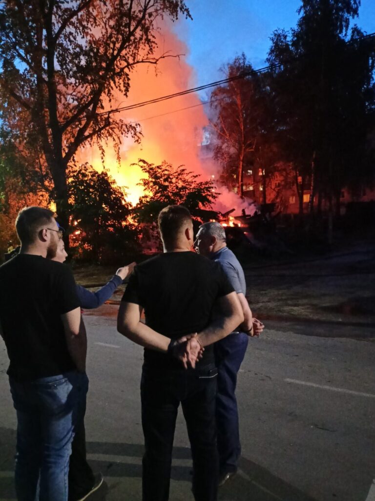 Мэр Касимова прокомментировал крупный пожар в городе, случившийся 18 мая