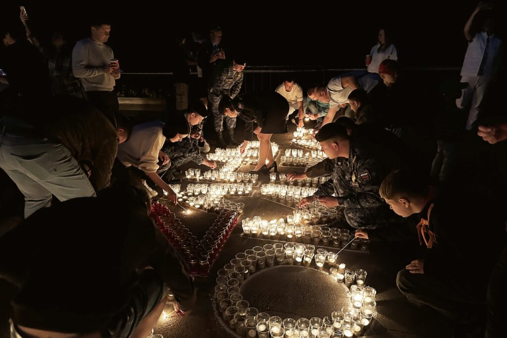 В ночь на 22 июня рязанцы зажгли 7 тысяч свечей в знак вечной памяти и скорби