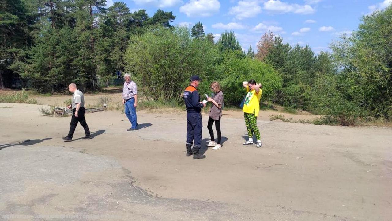 В рязанской Солотче прошли рейды по соблюдению противопожарного режима