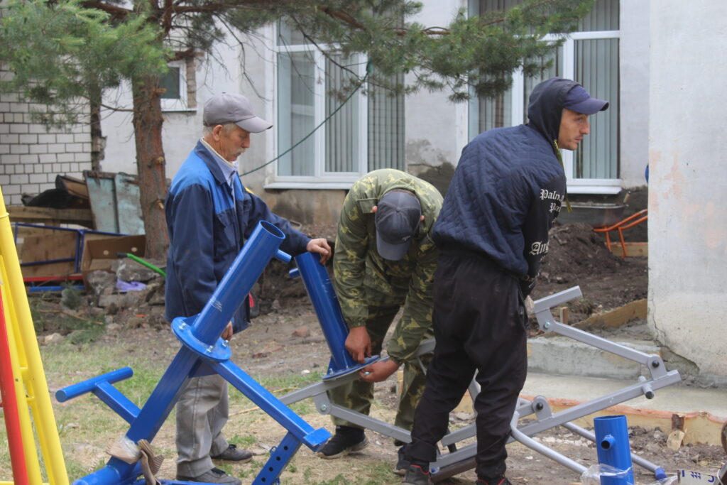 В Скопинском районе идёт ремонт Побединской школы