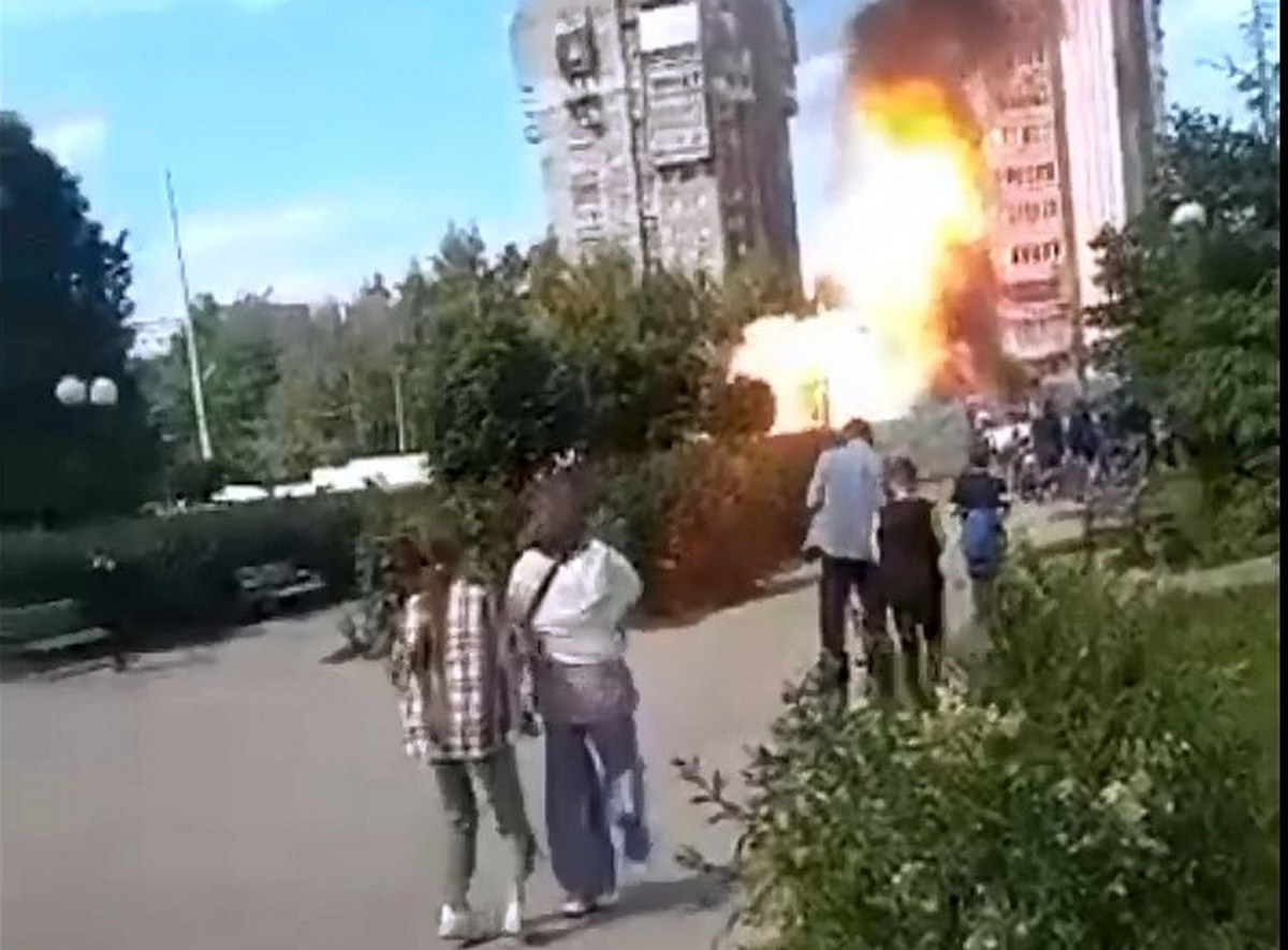 В Дашково-Песочне произошёл взрыв во время пожара | 10.06.2023 | Рязань -  БезФормата