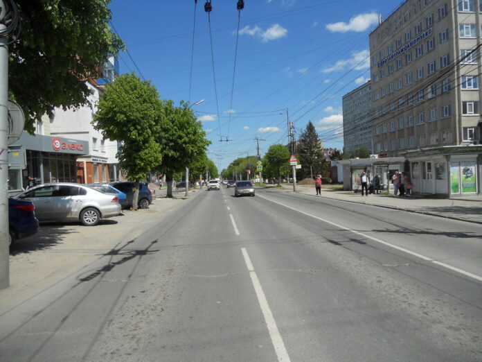 Улица Есенина в Рязани