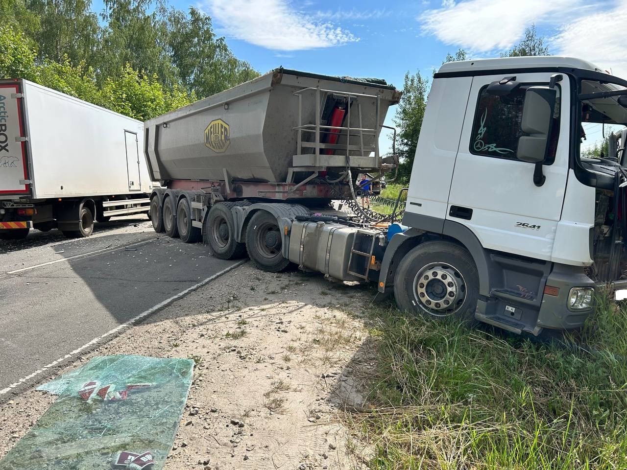 Полиция сообщила подробности ДТП с грузовиками под Рязанью | 06.07.2023 |  Рязань - БезФормата