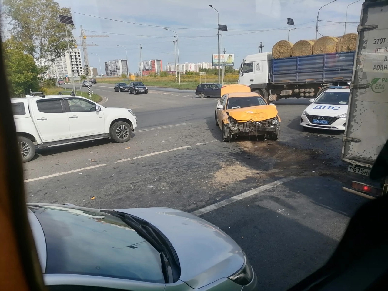 В Рыбном произошло ДТП с участием такси