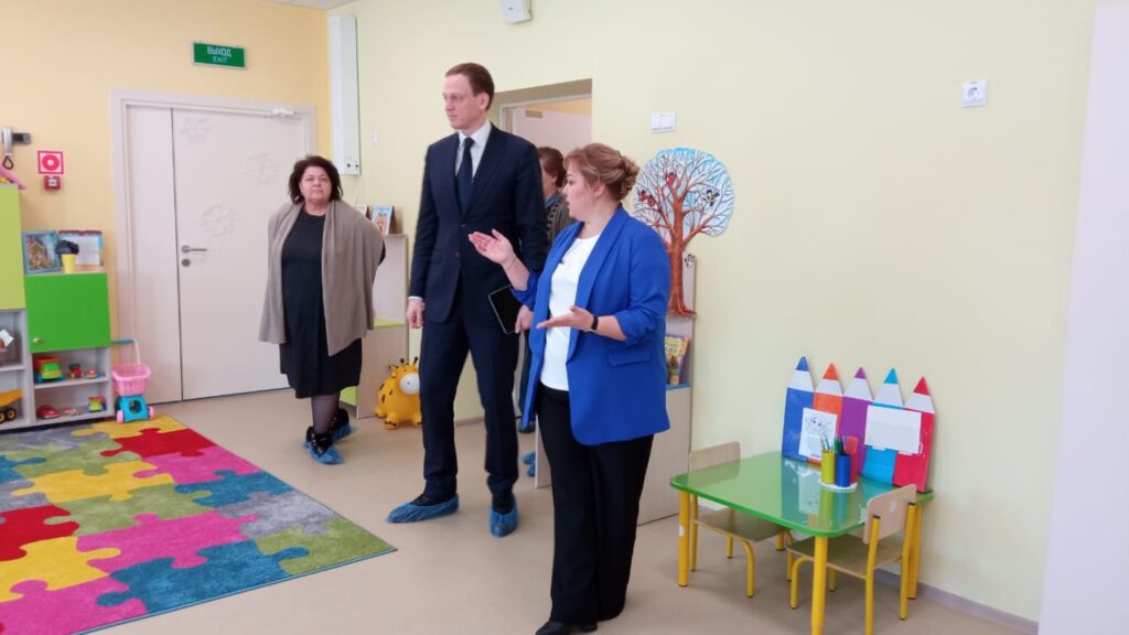 Павел Малков открыл новый детский сад в Дядьково