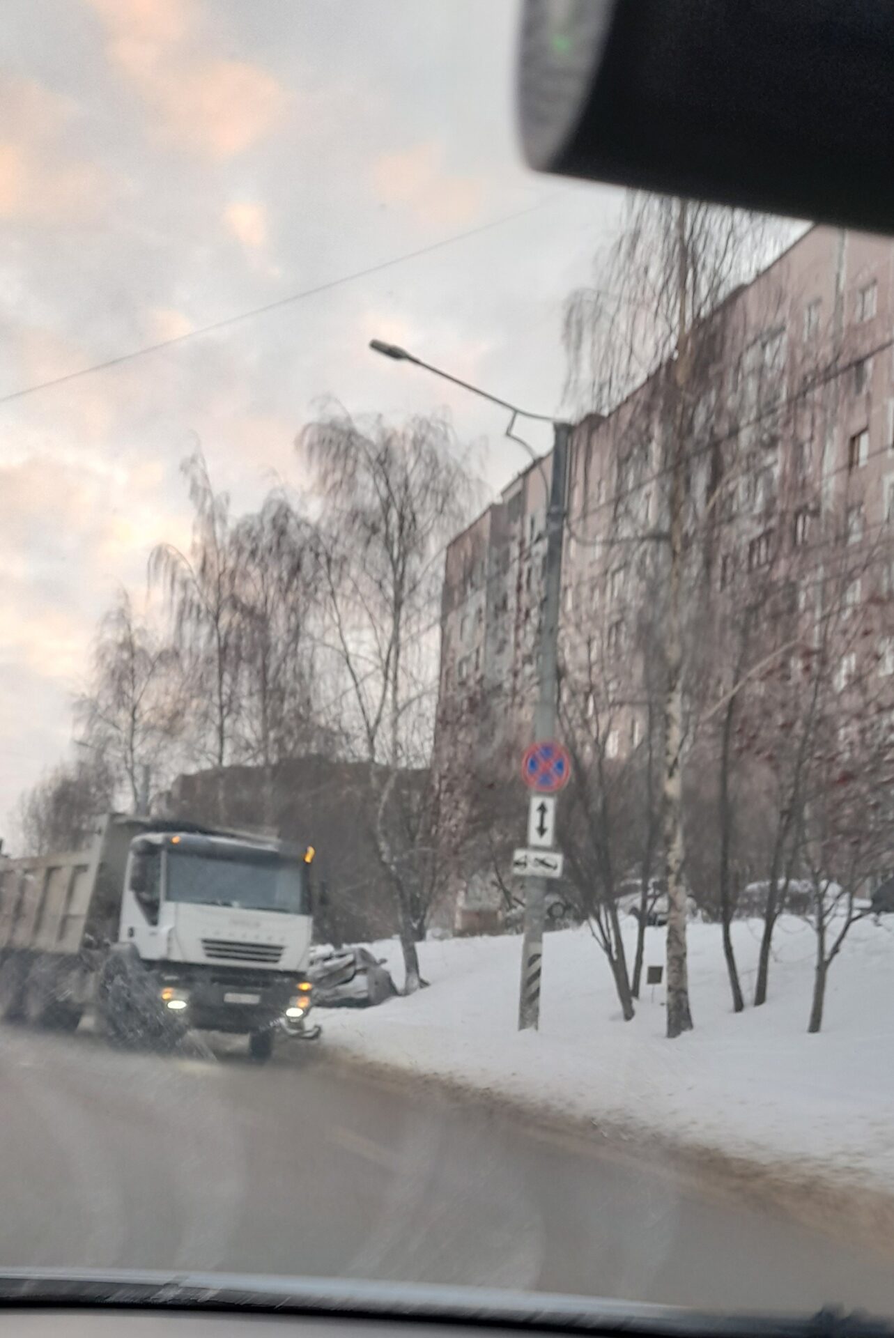 Авария в Рязани вчера на Новоселов