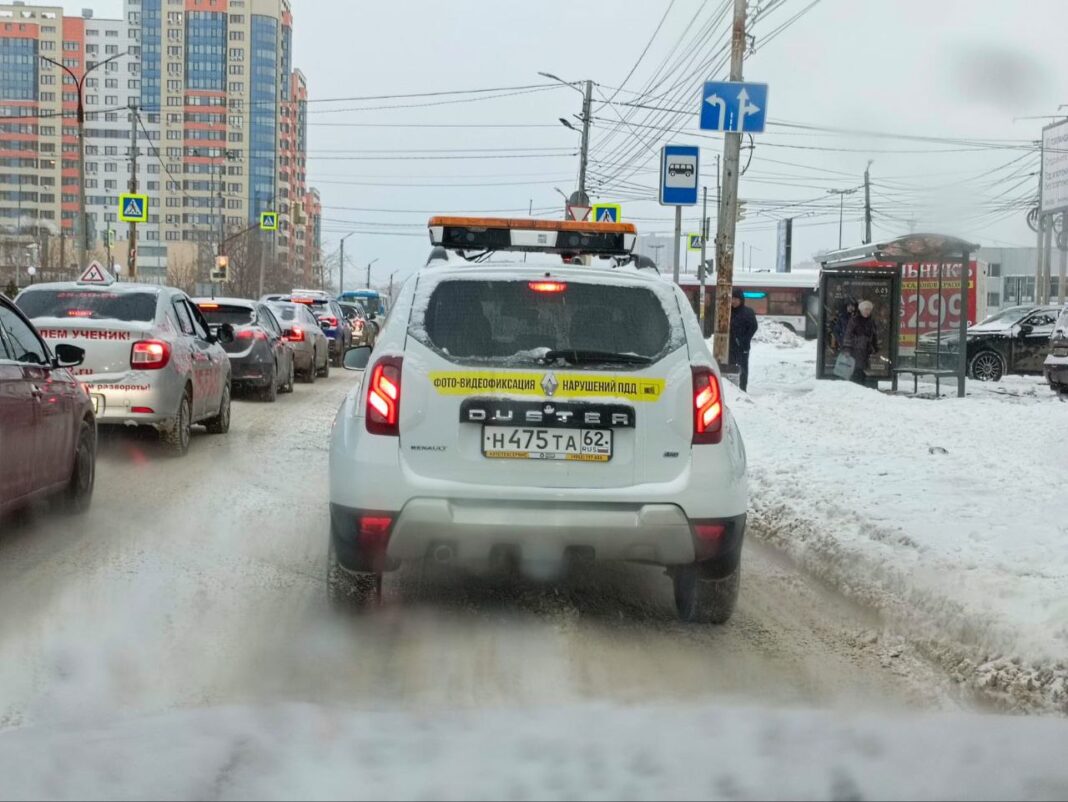 В Рязани заметили автомобиль фото- и видеофиксации нарушений ПДД