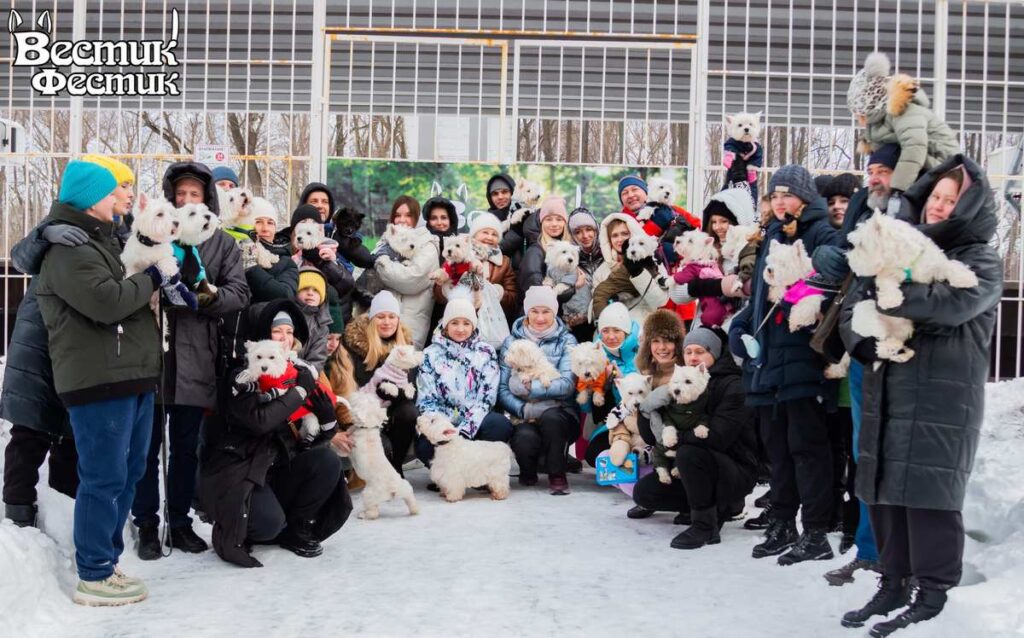 В Рязани прошел юбилейный собачий фестиваль «Вестик-Фестик» В Рязани прошел юбилейный собачий фестиваль «Вестик-Фестик» В конкурсе поцелуев чемпионка Жу целовала своего хозяина без остановки аж 9 секунд!