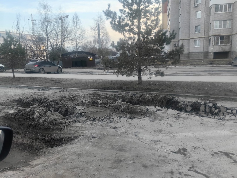 Рязанцы сообщили о метровых ямах на дороге к Академии единоборств