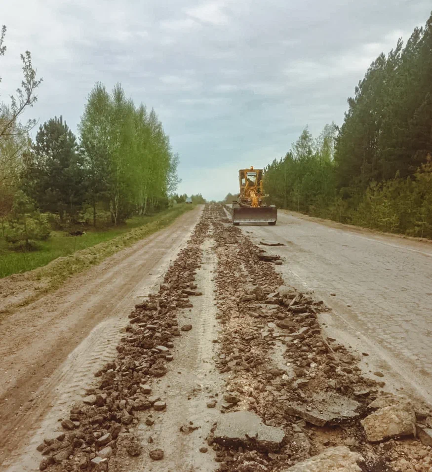В трех районах области ремонтируют дороги по нацпроекту «Безопасные качественные дороги»