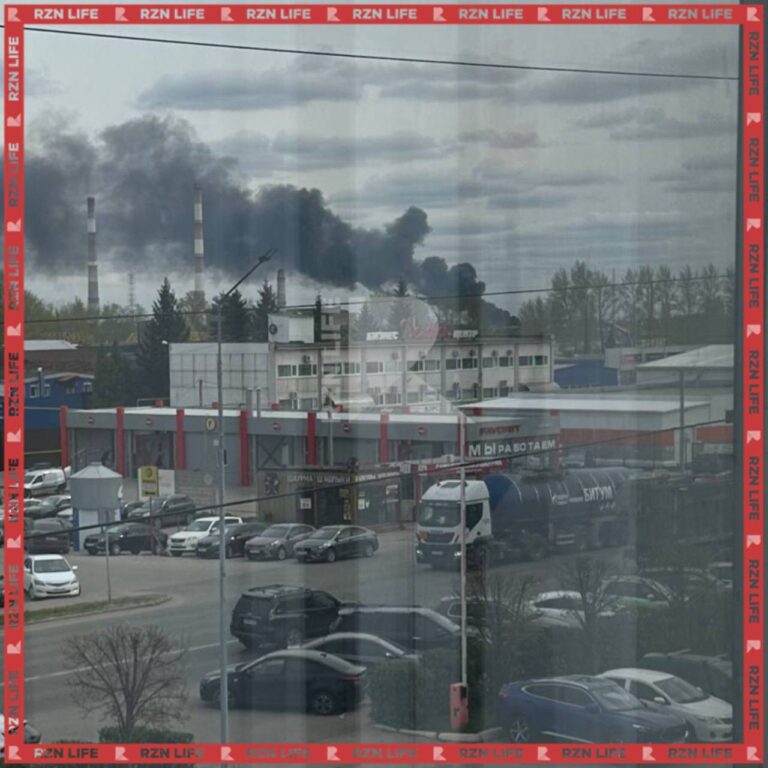 В районе Нефтезавода заметили возгорание