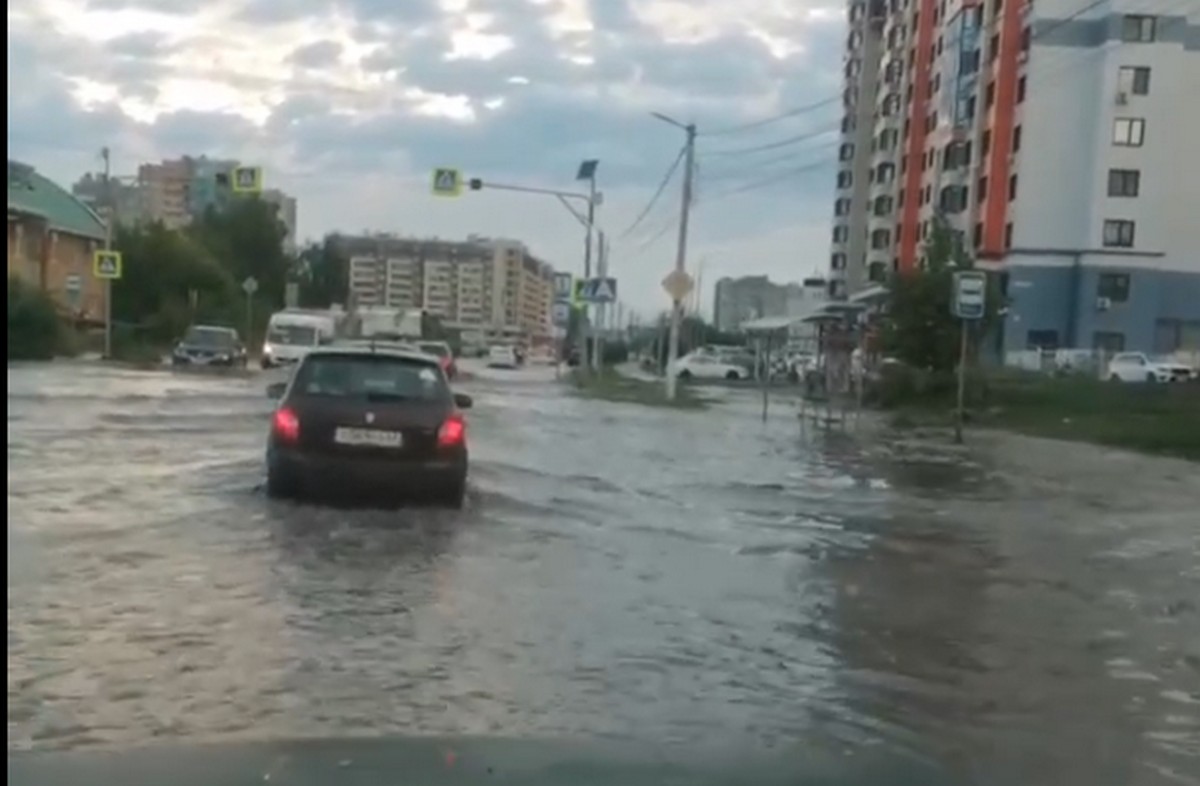 Видео заплыва в Кальном появилось в Сети