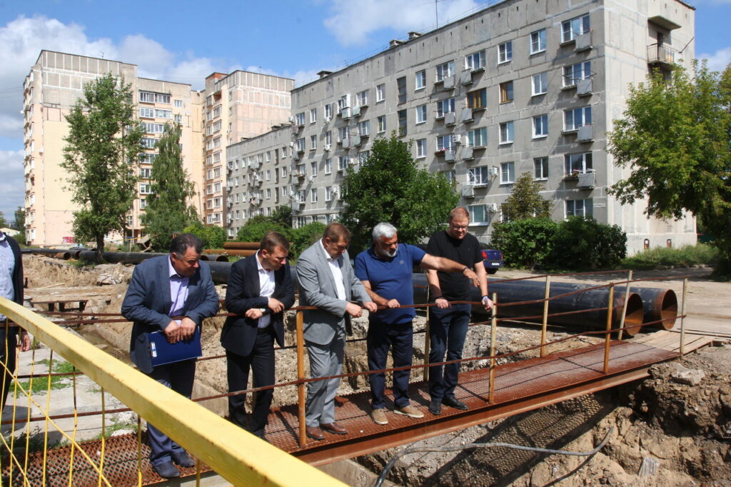 Виталий Артёмов проверил ход капитального ремонта тепловых сетей в Рязани