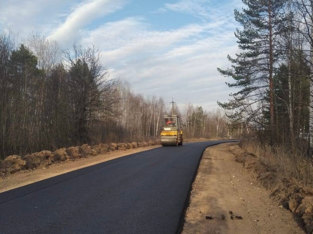 ремонт дороги в Клепиковском районе