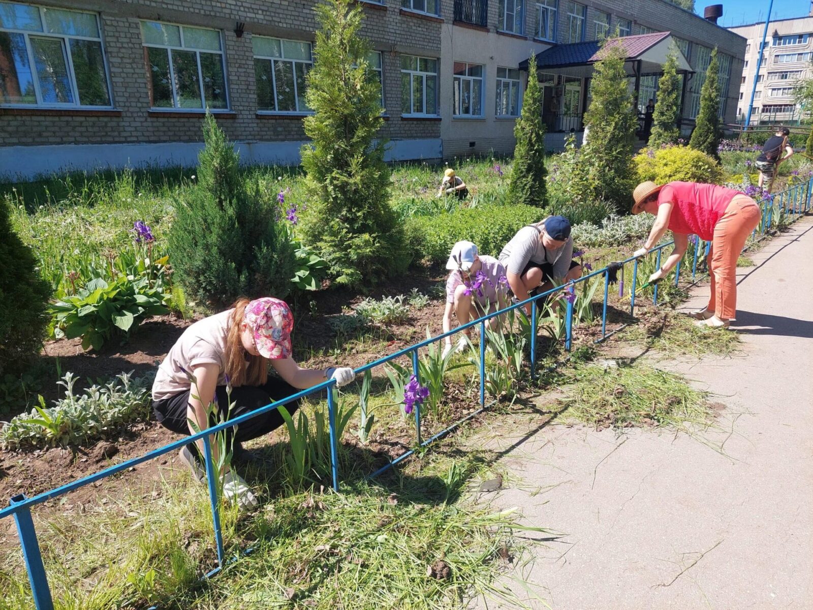Более 180 юных рязанцев работают в школьных трудовых отрядах Более 180 юных рязанцев работают в школьных трудовых отрядах Ребята из трудового отряда «Юннат» на Станции юных натуралистов выполняет работы по уборке, благоустройству и озеленению территории
