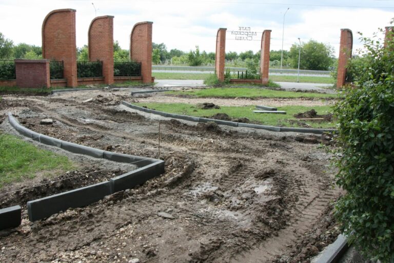 Работы по реконструкции парка Морской славы стартовали в Рязани