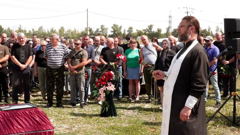 В Михайловском районе простились с Евгением Причисловым, погибшим в зоне СВО