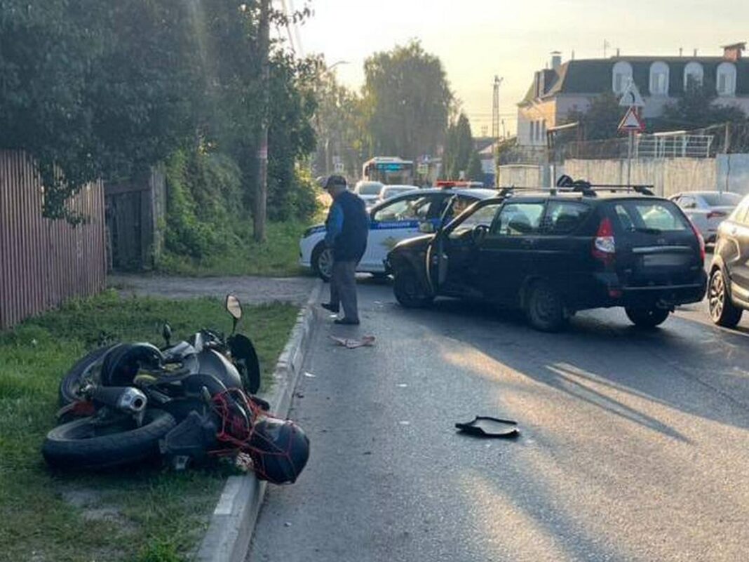 ДТП с мотоциклистом