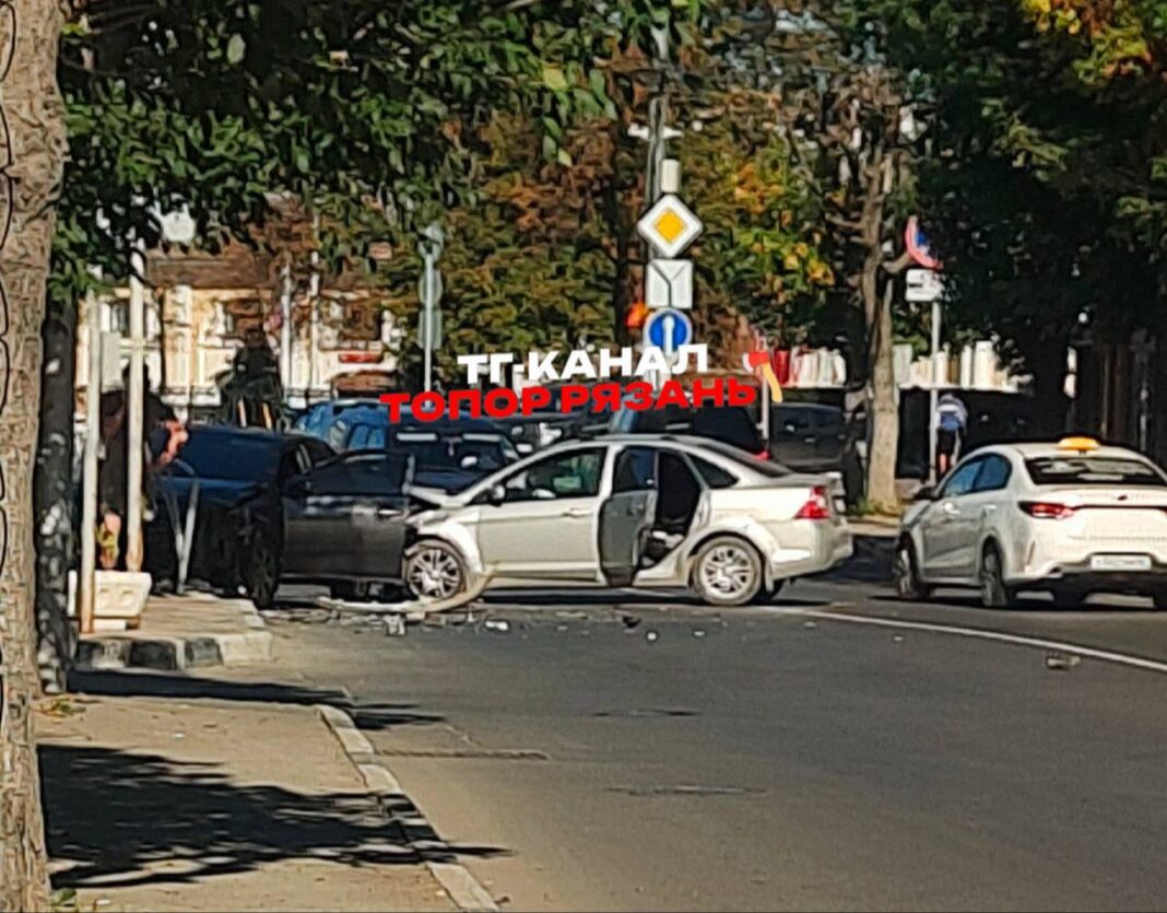 Серьёзная авария в центре Рязани