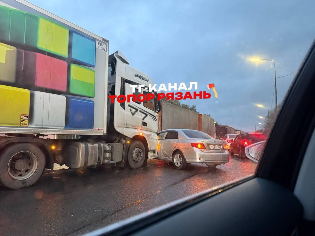 ДТП на М5 в Рязани